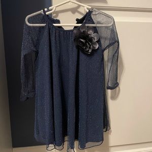 Pippa & Julie Blue Holiday Wedding Dress Size 24m